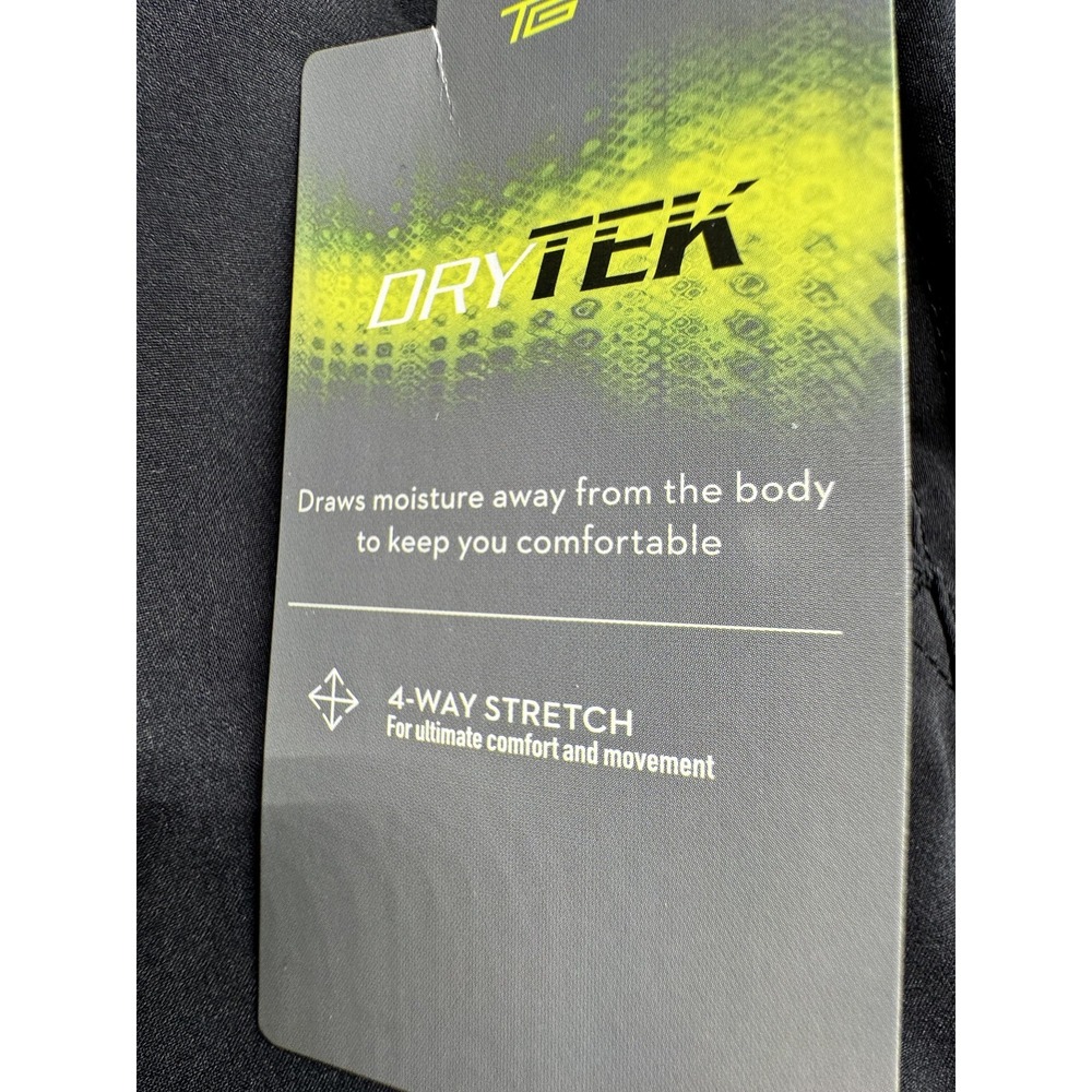 Tek Gear Shorts Mens Small Black DryTEK Bermuda 4 Way Stretch Athletic Gym - Picture 2 of 7